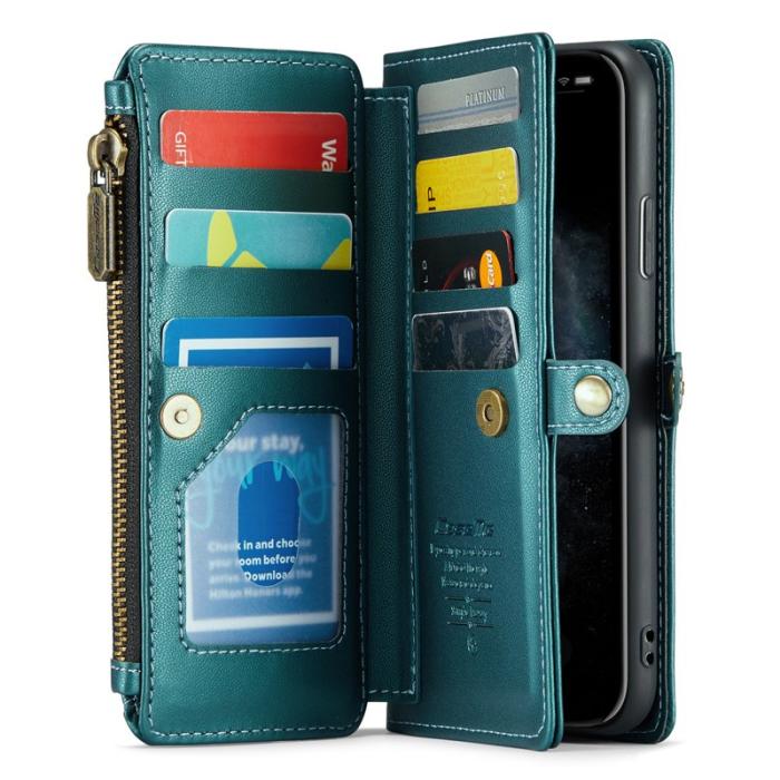 Caseme - CASEME C36 Läderfodral för iPhone 11 Pro Max - Grön