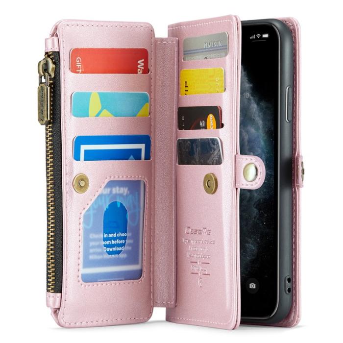 Caseme - CASEME C36 Läderfodral för iPhone 11 Pro Max - Rosa