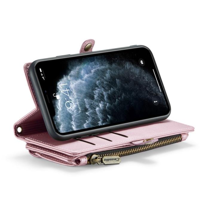 Caseme - CASEME C36 Läderfodral för iPhone 11 Pro Max - Rosa