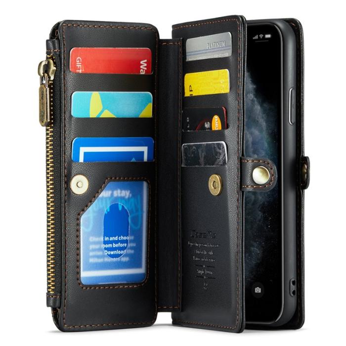 Caseme - CASEME C36 Läderfodral för iPhone 11 Pro Max - Svart