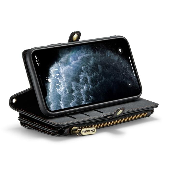 Caseme - CASEME C36 Läderfodral för iPhone 11 Pro Max - Svart