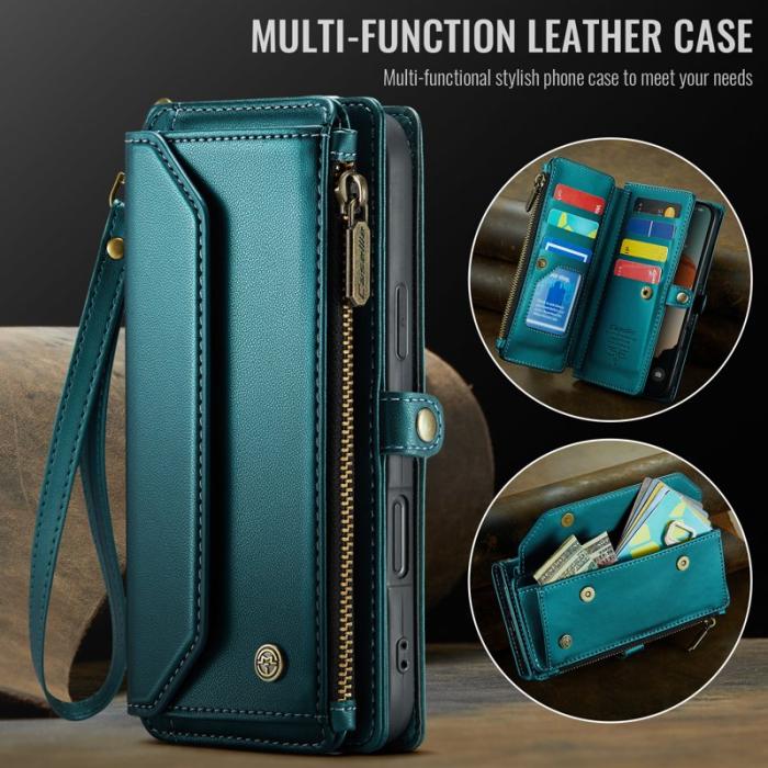 Caseme - CASEME C36 Läderfodral för iPhone 17 Pro Max - Grön