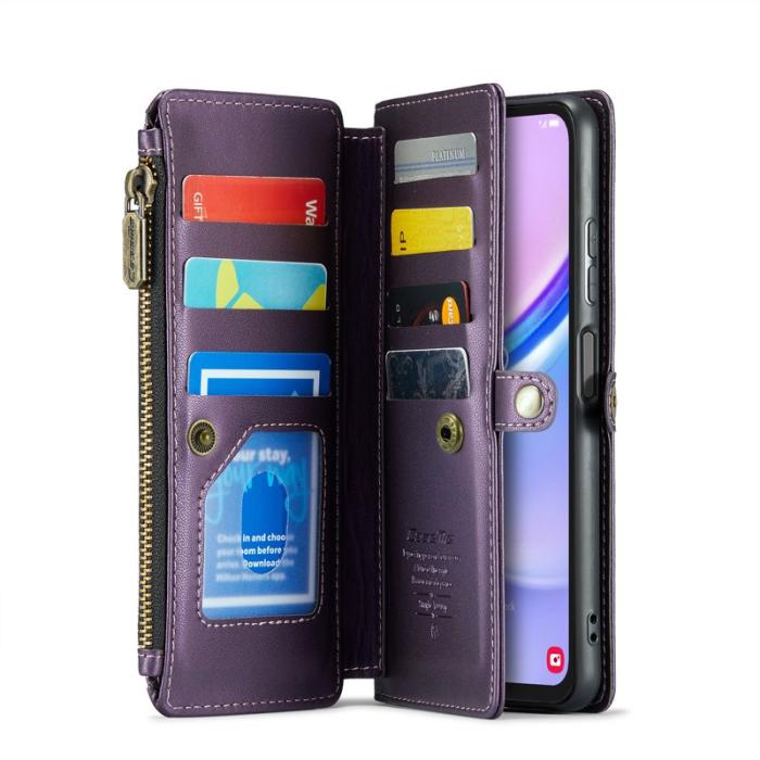 Caseme - CASEME C36 Läderfodral för Samsung Galaxy A16 5G - Lila