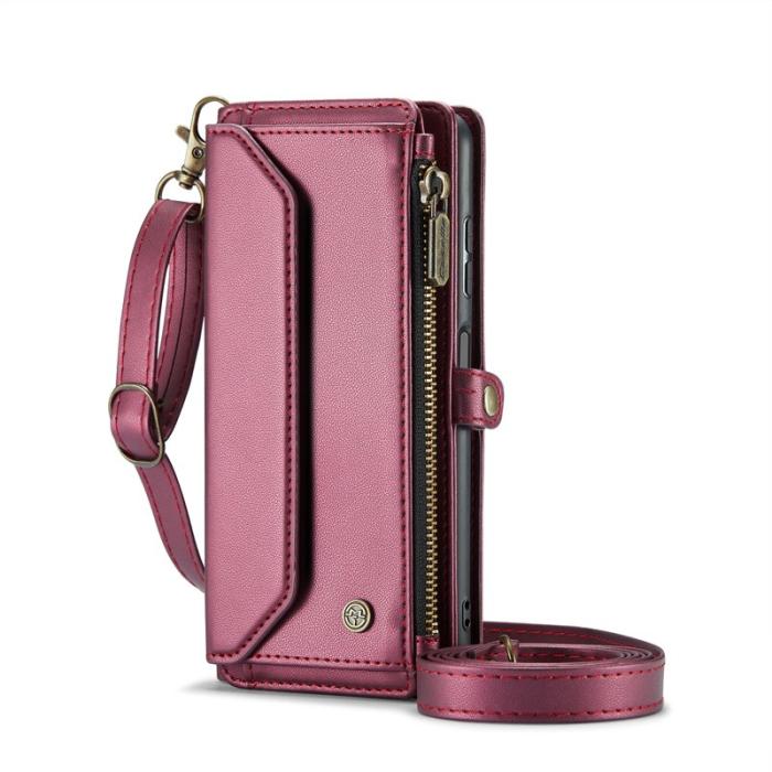 Caseme - CASEME C36 Läderfodral för Samsung Galaxy A16 5G - Röd