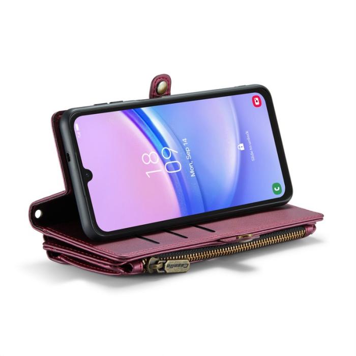 Caseme - CASEME C36 Läderfodral för Samsung Galaxy A16 5G - Röd