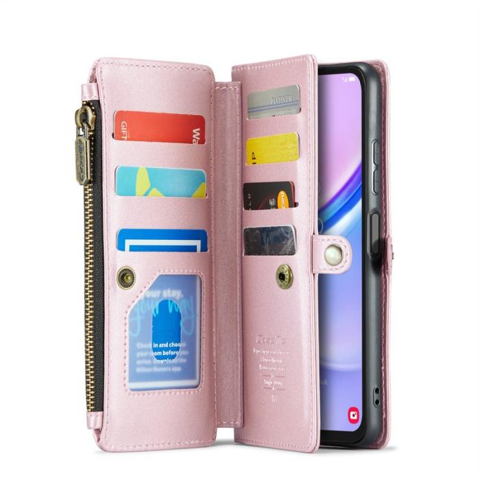 Caseme - CASEME C36 Läderfodral för Samsung Galaxy A16 5G - Rosa