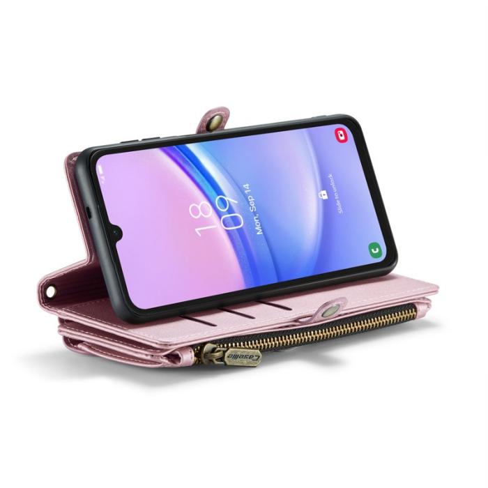 Caseme - CASEME C36 Läderfodral för Samsung Galaxy A16 5G - Rosa