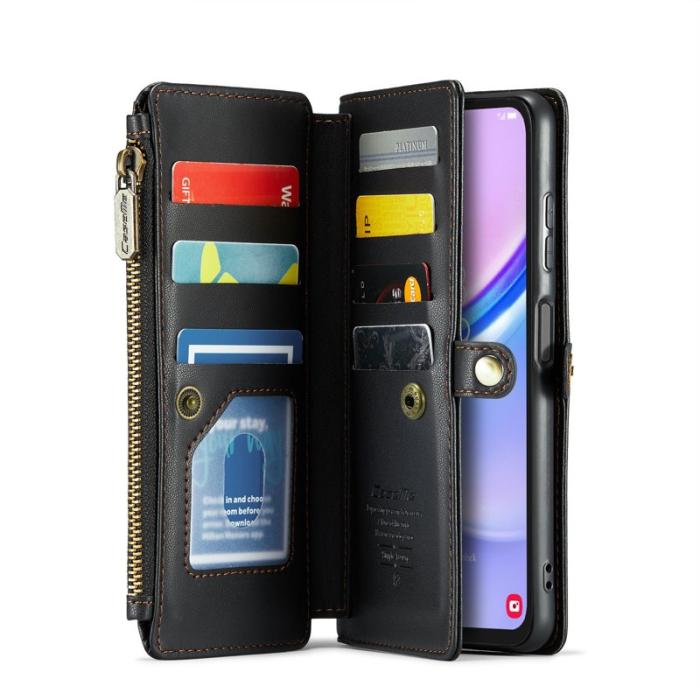 Caseme - CASEME C36 Läderfodral för Samsung Galaxy A16 5G - Svart