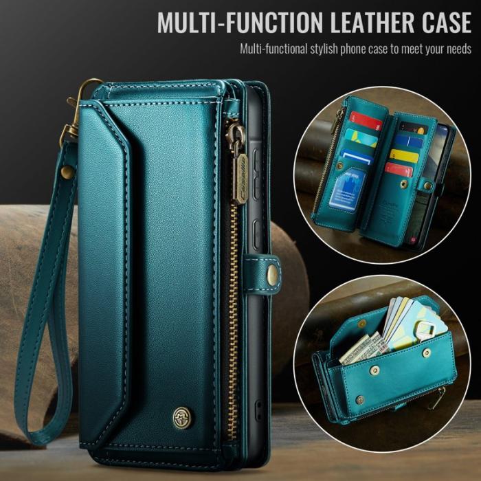 Caseme - CASEME C36 Läderfodral för Samsung Galaxy A17 5G - Grön