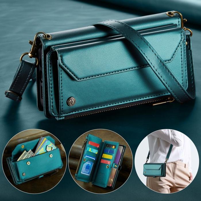 Caseme - CASEME C36 Läderfodral för Samsung Galaxy A32/M32 5G - Grön