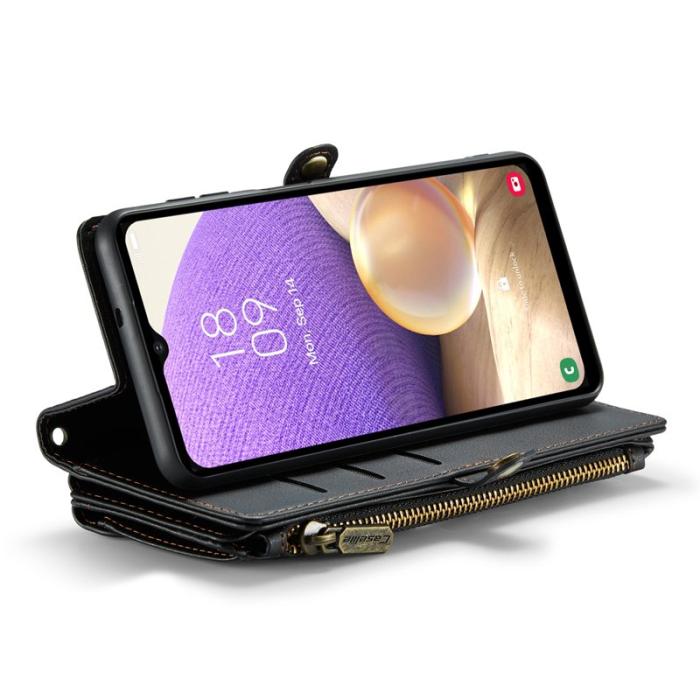 Caseme - CASEME C36 Läderfodral för Samsung Galaxy A32/M32 5G - Svart
