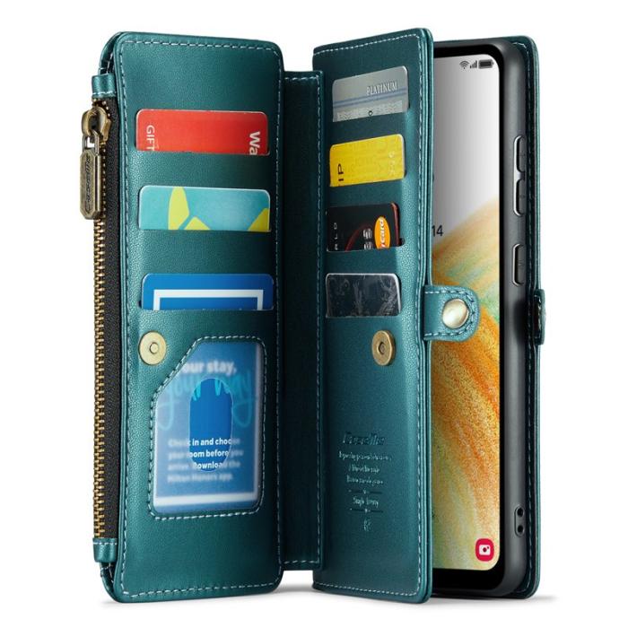 Caseme - CASEME C36 Läderfodral för Samsung Galaxy A33 5G - Grön