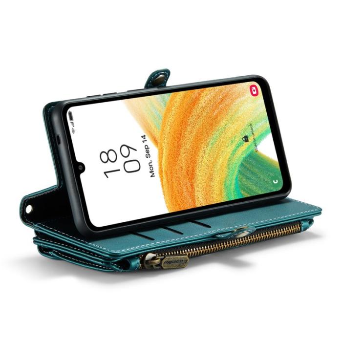 Caseme - CASEME C36 Läderfodral för Samsung Galaxy A33 5G - Grön