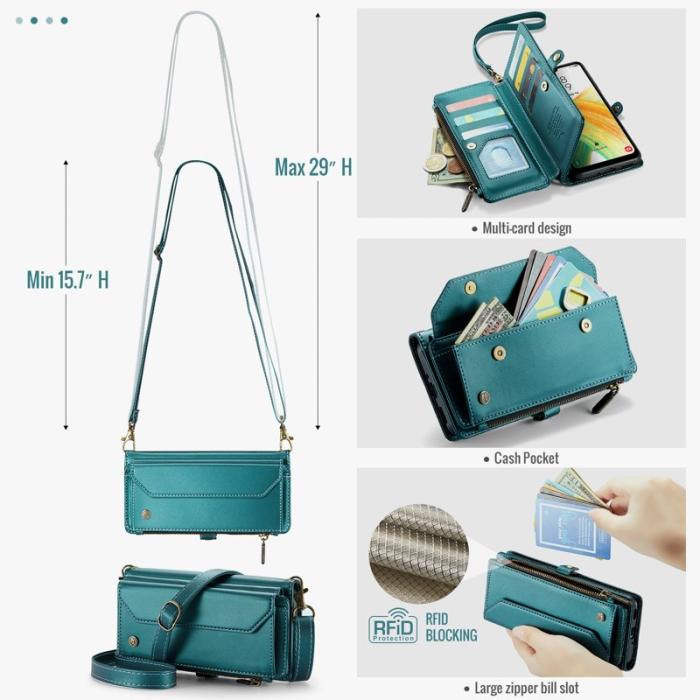 Caseme - CASEME C36 Läderfodral för Samsung Galaxy A33 5G - Grön