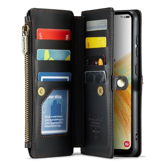 Caseme - CASEME C36 Läderfodral för Samsung Galaxy A33 5G - Svart