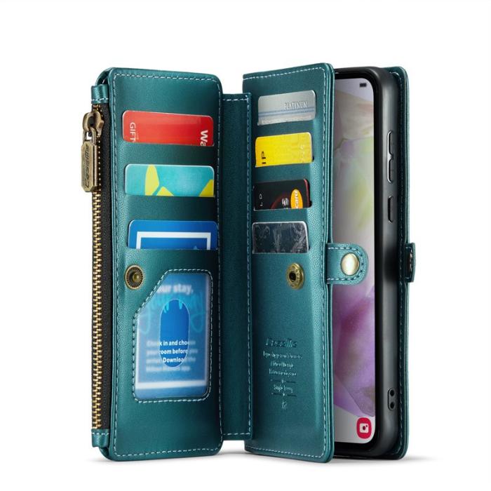 Caseme - CASEME C36 Läderfodral för Samsung Galaxy A36 5G - Grön