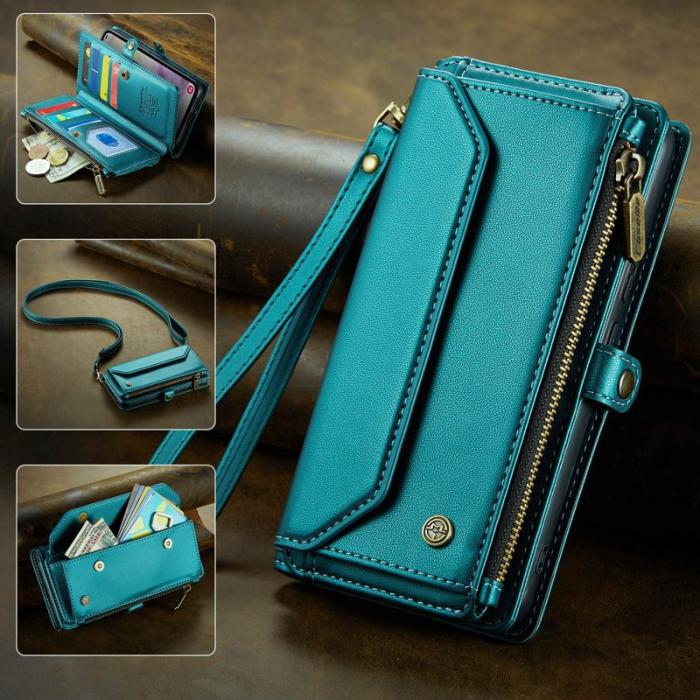 Caseme - CASEME C36 Läderfodral för Samsung Galaxy A36 5G - Grön