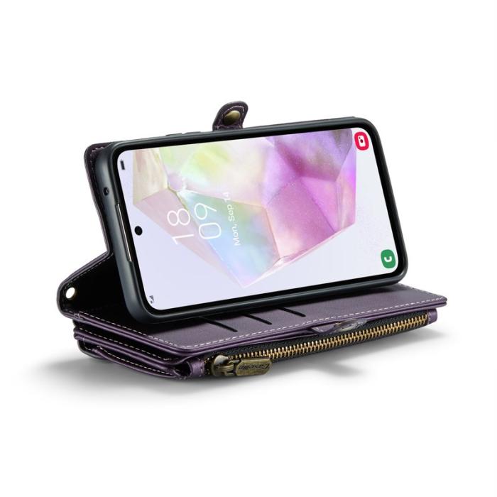 Caseme - CASEME C36 Läderfodral för Samsung Galaxy A36 5G - Lila