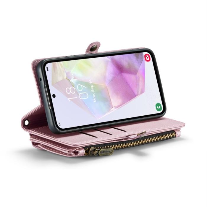 Caseme - CASEME C36 Läderfodral för Samsung Galaxy A36 5G - Rosa