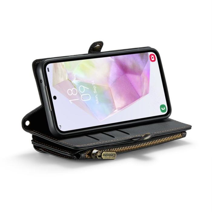 Caseme - CASEME C36 Läderfodral för Samsung Galaxy A36 5G - Svart