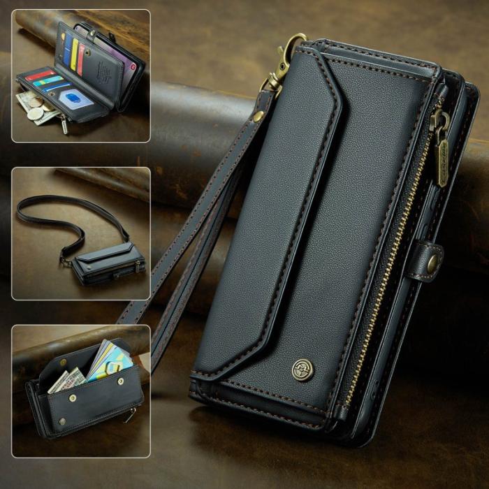 Caseme - CASEME C36 Läderfodral för Samsung Galaxy A36 5G - Svart