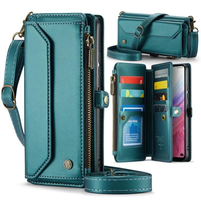 Caseme - CASEME C36 Läderfodral för Samsung Galaxy A53 5G - Grön