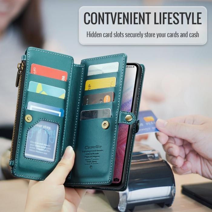 Caseme - CASEME C36 Läderfodral för Samsung Galaxy A53 5G - Grön