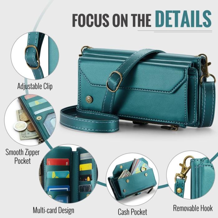 Caseme - CASEME C36 Läderfodral för Samsung Galaxy A53 5G - Grön