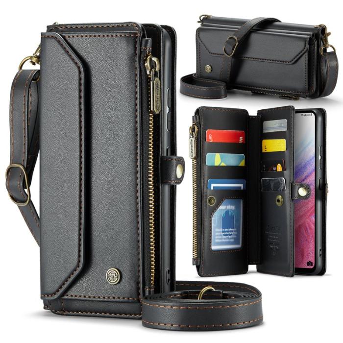 Caseme - CASEME C36 Läderfodral för Samsung Galaxy A53 5G - Svart