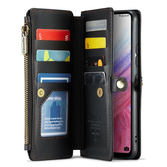 Caseme - CASEME C36 Läderfodral för Samsung Galaxy A53 5G - Svart