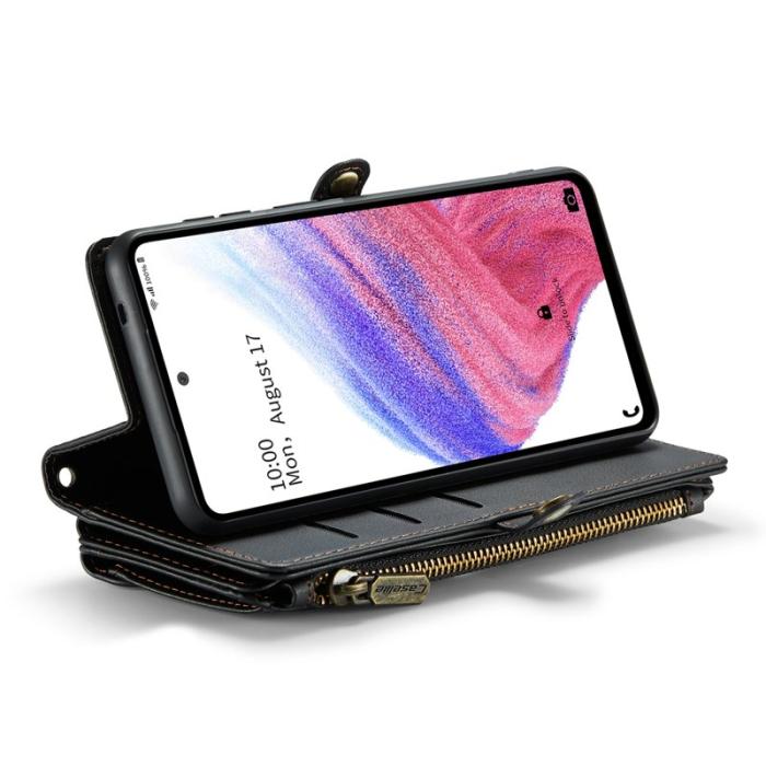 Caseme - CASEME C36 Läderfodral för Samsung Galaxy A53 5G - Svart