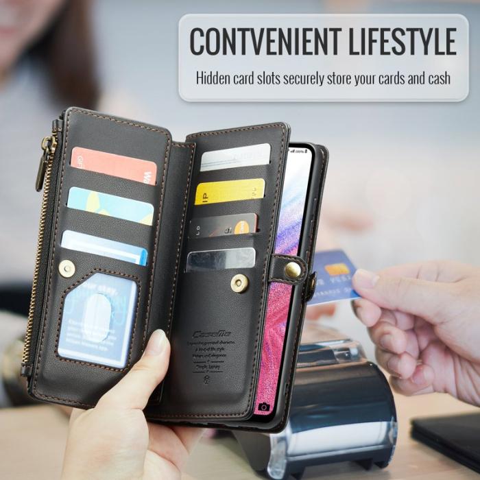 Caseme - CASEME C36 Läderfodral för Samsung Galaxy A53 5G - Svart
