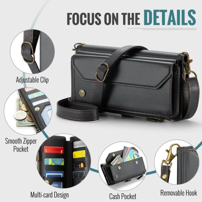 Caseme - CASEME C36 Läderfodral för Samsung Galaxy A53 5G - Svart