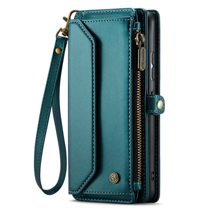 Caseme - CASEME C36 Läderfodral för Samsung Galaxy A54 5G - Grön