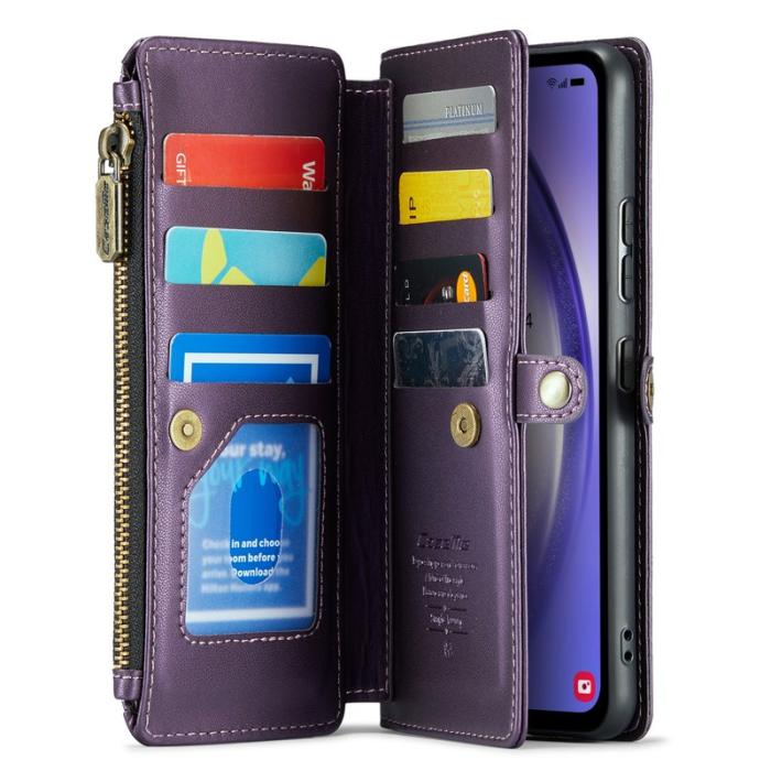 Caseme - CASEME C36 Läderfodral för Samsung Galaxy A54 5G - Lila