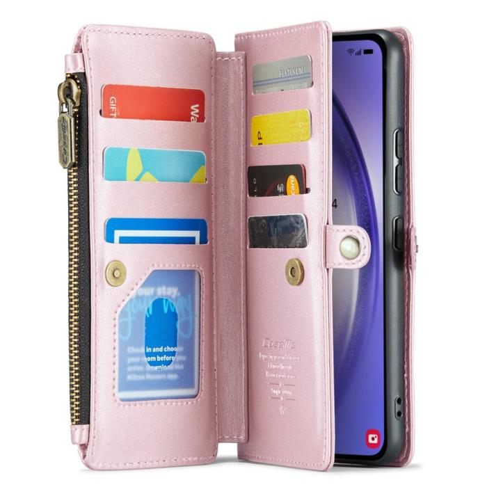 Caseme - CASEME C36 Läderfodral för Samsung Galaxy A54 5G - Rosa