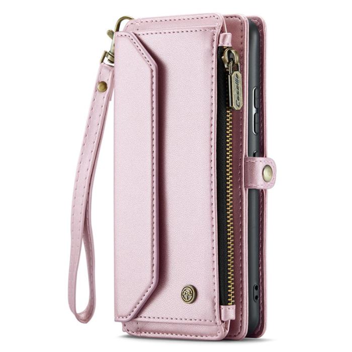 Caseme - CASEME C36 Läderfodral för Samsung Galaxy A54 5G - Rosa