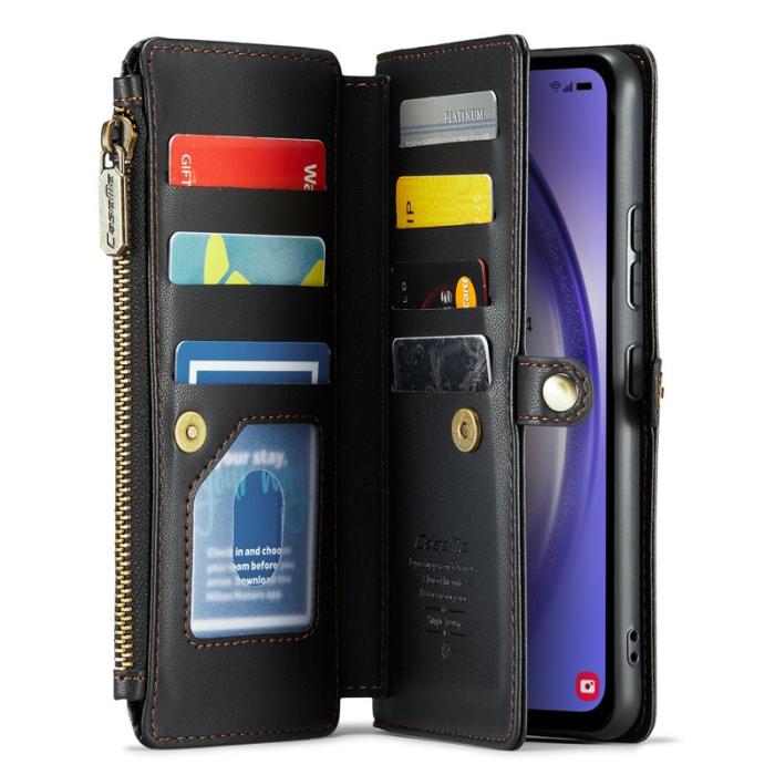 Caseme - CASEME C36 Läderfodral för Samsung Galaxy A54 5G - Svart