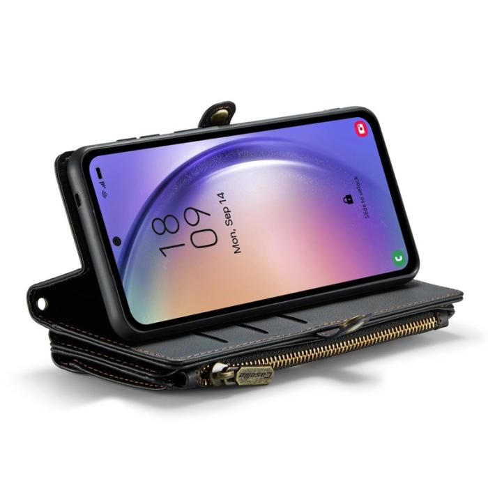 Caseme - CASEME C36 Läderfodral för Samsung Galaxy A54 5G - Svart
