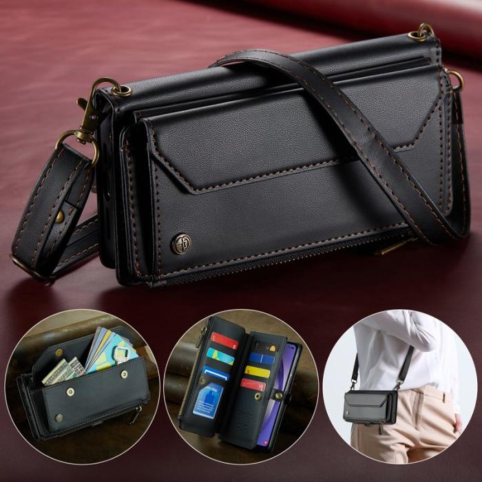 Caseme - CASEME C36 Läderfodral för Samsung Galaxy A54 5G - Svart