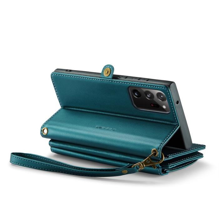 Caseme - CASEME C36 Läderfodral för Samsung Galaxy Note20 Ultra - Grön