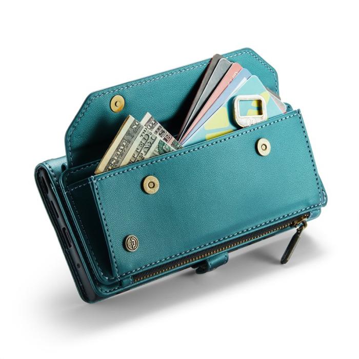 Caseme - CASEME C36 Läderfodral för Samsung Galaxy Note20 Ultra - Grön