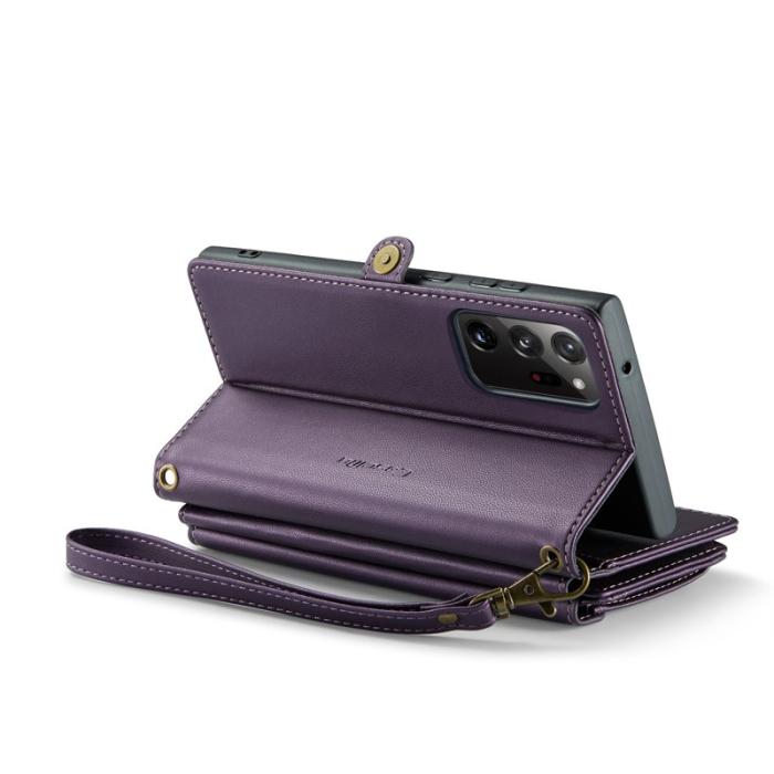 Caseme - CASEME C36 Läderfodral för Samsung Galaxy Note20 Ultra - Lila