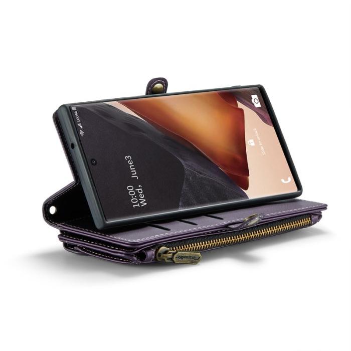 Caseme - CASEME C36 Läderfodral för Samsung Galaxy Note20 Ultra - Lila