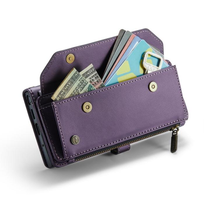 Caseme - CASEME C36 Läderfodral för Samsung Galaxy Note20 Ultra - Lila