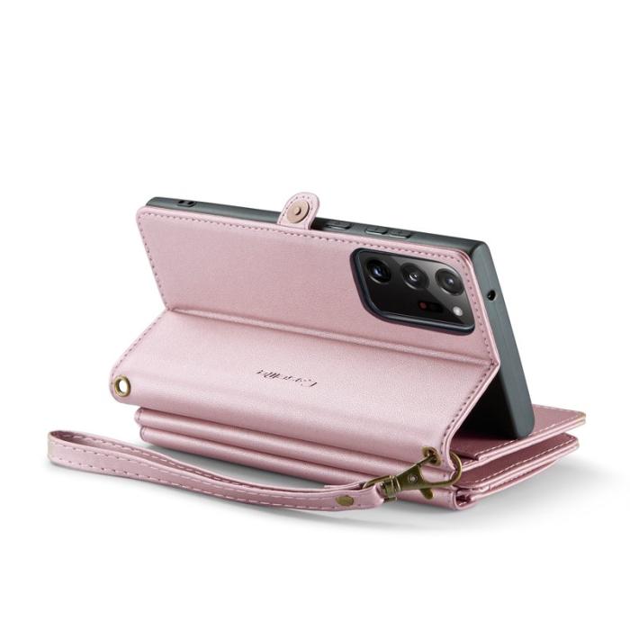 Caseme - CASEME C36 Läderfodral för Samsung Galaxy Note20 Ultra - Rosa
