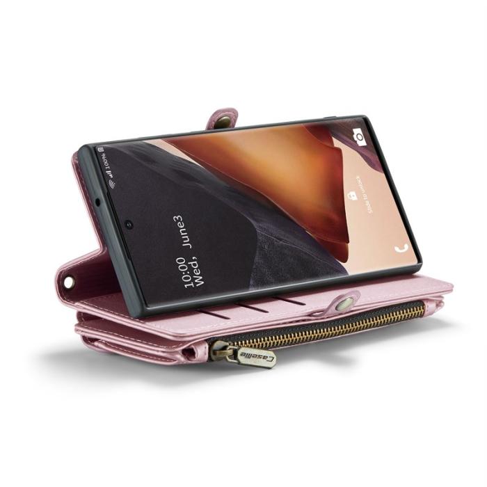 Caseme - CASEME C36 Läderfodral för Samsung Galaxy Note20 Ultra - Rosa