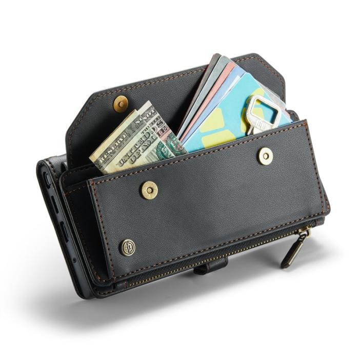 Caseme - CASEME C36 Läderfodral för Samsung Galaxy Note20 Ultra - Svart