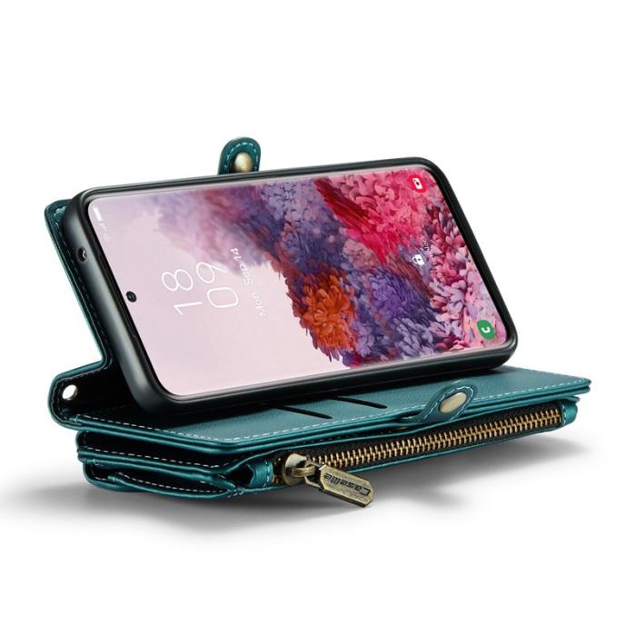 Caseme - CASEME C36 Läderfodral för Samsung Galaxy S20 4G/5G - Grön