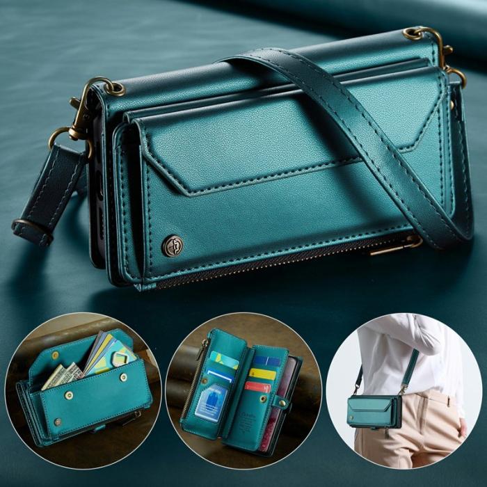 Caseme - CASEME C36 Läderfodral för Samsung Galaxy S20 4G/5G - Grön